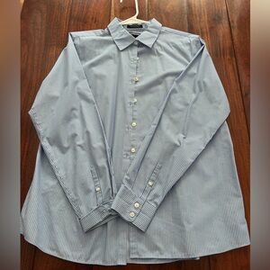 Lands’ End Long Sleeve Broadcloth Button Down Shirt
